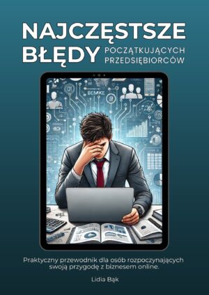 E-BOOK Najczęstsze błędy początkujących przedsiębiorców. - okładka
