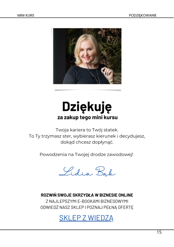 MINI KURS PLANOWANIA ZAWODOWEJ ŚCIEŻKI - obrazek 5