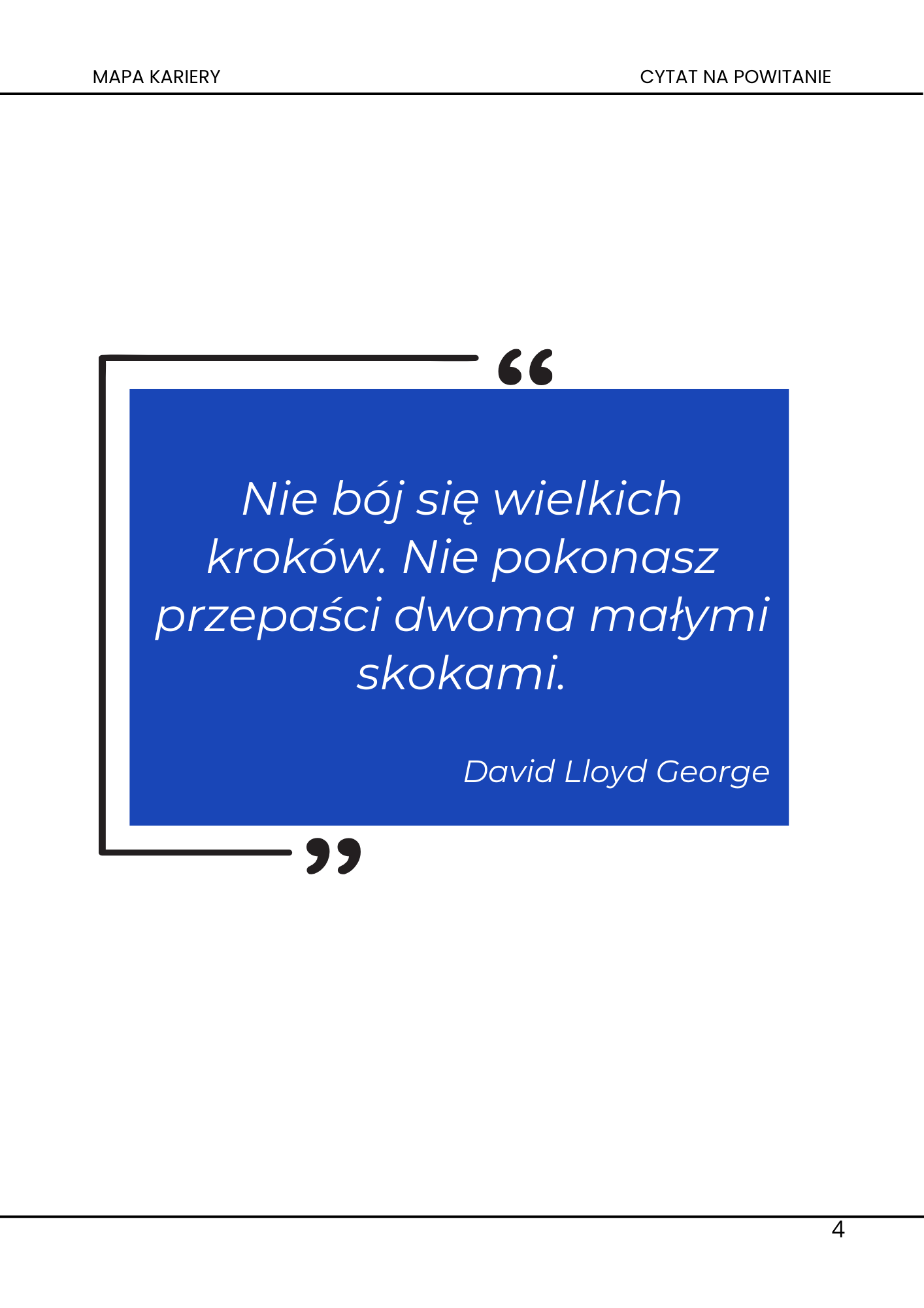 cytat e-book Twoja Mapa Kariery