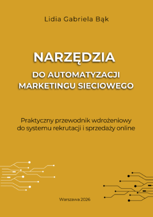 Narzędzia do automatyzacji marketingu sieciowego - okładka